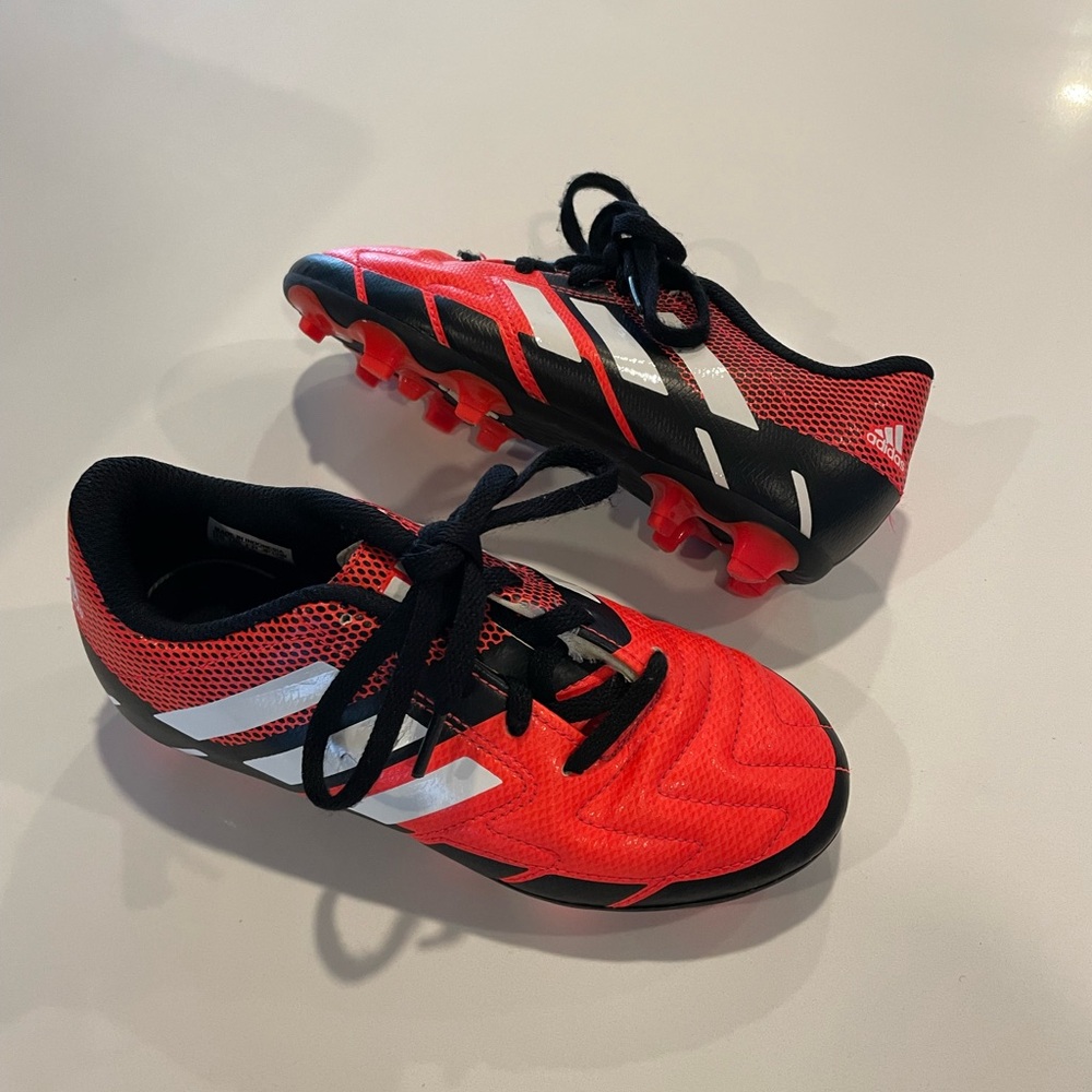 adidas Kids Shoes - Red and Black